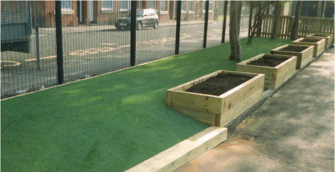 Synthetic Turf Garden in Church End