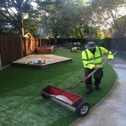 Artificial Grass Playground in Church End 6