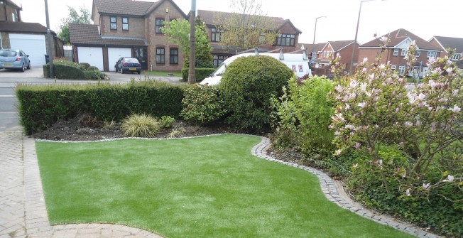 Fake Grass Garden in Newchurch